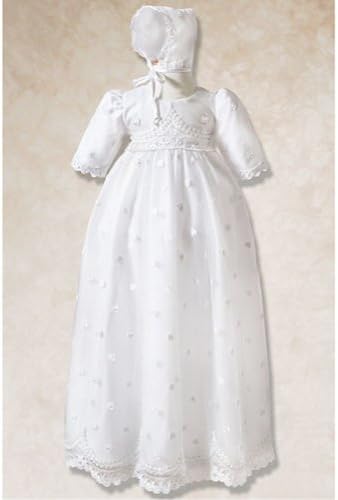 Corrine Company White Irish Long Christening Gown Baby Girl Size 0-24M