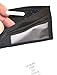 Men's Bifold Envelope System Wallet For Cash Budgeting and Couponing (Black)