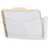 Rubbermaid Unbreakable Single Pocket Wall File, Letter Size (85. x 11), Clear (65972ROS)