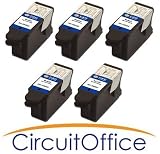 5 PK Kodak Compatible Combo 1215581 Black cartridges for Kodak ESP 5, Kodak ESP 7 , Kodak ESP 9