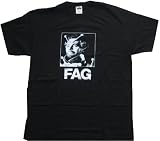 FLAMING LIPS - FAG - Black T-shirt