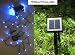 TEKTRUM 82 FT-LONG 150 BLUE LED TWO-IN-ONE SOLAR STRING FAIRY LIGHTS OUTDOOR (set of 2)