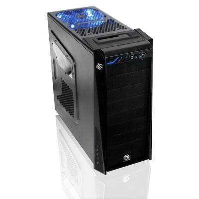 Thermaltake V6 BlacX Edition Gaming Chassis Mid Tower Steel Computer Case BlacX Top Mounted HDD Docking Station VM100M1W2Z (Black)