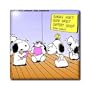 Londons Times Funny Medicine Cartoons - Snoopy At Good Grief Counseling - Tiles