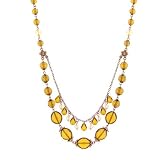 Bohemian Smoked Topaz Multi-Strand Necklace