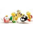 Complete Set of 5 Super Mario Characters Figure Collection 2: The Villians Collector's Set