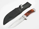 Yes4All Survival Tactical Hunting Knife Fixed Blade Bowie + Sheath plus Fire Starter (Knife H020 Only)