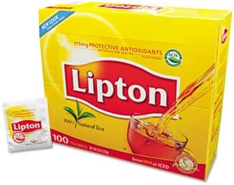 6 Pack Tea Bags, Regular, 100/Box by Classic Coffee Concepts (Catalog Category: Office Maintenance, Janitorial & Lunchroom / Food & Beverage)