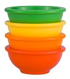Zak Designs Colorways 4-Piece Multi-Colored Mini Prep Bowl Set