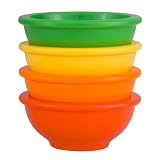 Zak Designs Colorways 4-Piece Multi-Colored Mini Prep Bowl Set by Zak Designs
