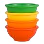 Zak Designs Colorways 4-Piece Multi-Colored Mini Prep Bowl Set