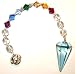Fancy Pendulum - Aqua Aura Chakra Pendulum