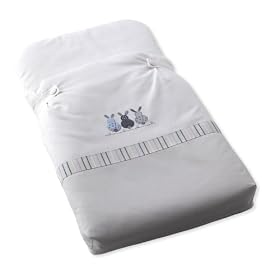 Cambrass Nest Lazos Winter/ Summer Sleeping Bag (Collection 71, Bunny, White/ Grey)