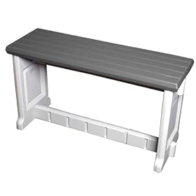 Patio Bench – Gray (36")