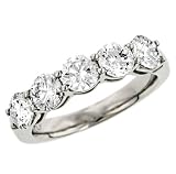 'Airline' Round prong Diamond Wedding Band .2.00cttw