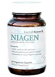 Live Cell Research Niagen with Nicotinamide Riboside (Nr) - 250 Mg - 30 Capsules - Niagen Anti-aging with NR