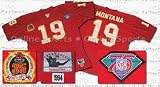 1994 Kansas City Chiefs Scarlet Throwback Jersey From Mitchell & Ness, With #19 and 'Montana' on Thr