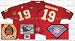 1994 Kansas City Chiefs Scarlet Throwback Jersey From Mitchell & Ness, With #19 and 'Montana' on Th