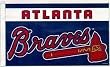 Atlanta Braves 3'x5' Flag - Baseball Sports Merchandise