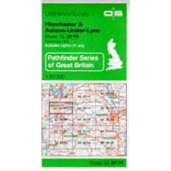 Manchester and Ashton-under-Lyne (Pathfinder Maps)