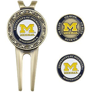 Team Golf Collegiate Divot Tool/Markers - Michigan