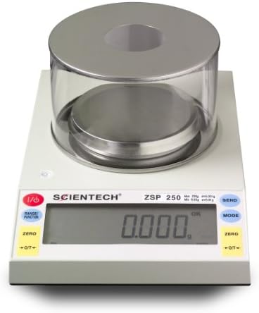 Scientech Zeta Series Dual Mode Precision Toploading Balance, 100/500g Capacity, 0.001/0.01g Readability