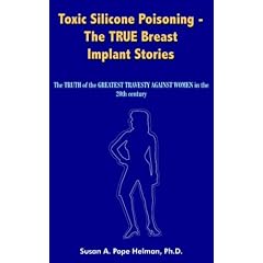 Doctors at the Louisiana State University Medical Center at New Orleans examined 300 women (average age, 44) with silicone implants and musculoskeletal complaints. The symptoms developed an average of 6.8 years after receiving the implants; 83% had symptoms highly suggestive of an underlying connective tissue disorder;and 54% met the criteria for a fibromyalgia (chronic muscle pain) diagnosis. (Clinical Rheumatology 14:6 [November 1995], 667-672.) According to Douglas R. Shanklin, M.D., and David L. Smalley, M.D., both professors of pathology at the University of Tennessee at Memphis, there is little if any difference between the effects of direct injection [of silicone] and the effects of gel-filled devices [implants]. In either case, the human body reacts to the presence of this alien substance� by forming granulomas which then produce a chronic inflammation. Direct injection of silicone into the breast for enlargement was outlawed because it produced serious, toxic effects in women;