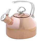 Review Chantal SL37-19CP / Chantal Copper Plated 1-4/5-Quart Classic Teakettle