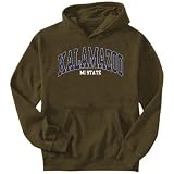 Sweatshirt Brown  Kalamazoo Athletic Applique / Embroidery  Michigan Usa City