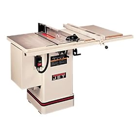 Jet 708436K 10-Inch Tilting Arbor Cabinet Table Saw