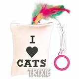 Eigenschaften Trixie  / Catnip-Säckchen, mit Feder am Gummiband, 10 cm