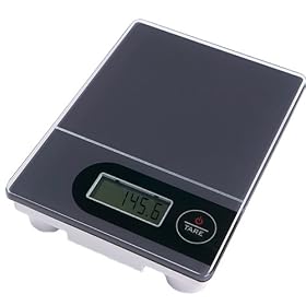 EatSmart Precision Touch - Professional Glass Top Digital Kitchen Scale w/ 11 lb. Capacity