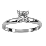 Princess Cut Diamond Engagement Ring 41187RHC0xL. SL160 Princess Cut Diamond Engagement Ring