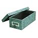 Globe-Weis Index Card Storage Box, 5x8 Inches, Green, (95 GRE)