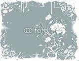 Wallmonkeys Peel and Stick Wall Decals - Grunge Floral Chaos - 48