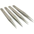 4 Straight Pointed Tweezers Sluice Panning Dredge Tool