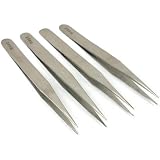 4 Straight Pointed Tweezers Sluice Panning Dredge Tool