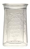 Jubilee Acrylic Embossed Grape Iceless Wine Cooler