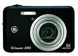 GE J1455 14MP Digital Camera with 5X Optical Zoom and 3.0-Inch LCD with Auto Brightness (Black)