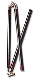 4 Sectional Black Hardwood Staff