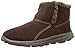 Skechers Women's Go Walk Move-Chugga Imprint Bootie,Chocolate,8.5 M US