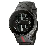 Gucci Mens YA114207 I-Gucci Digital Black Gree