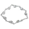 Sterling Silver Tennis Racquet Bracelet