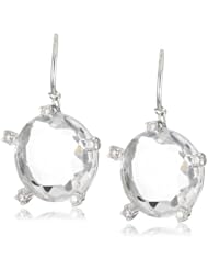 Suzanne Kalan "The Classics" White Topaz and Diamond Earrings