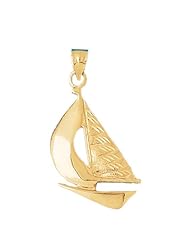 CleverEves 14K Gold Pendant Sailboat 6.7 - Gram(s)