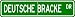 Deutsche Bracke STREET SIGN ~ High Quality Aluminum ~ Dog Lover