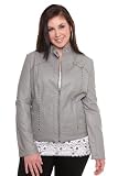 Torrid Plus Size Grey Moto Pleather Zip Jacket