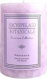 Archipelago Botanicals Excursion Collection Candle Pillar ( 3 in L x 2 in W ) (Duo Pillars) Provence ( Discontinued )