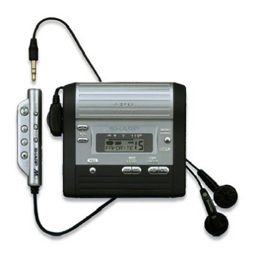 Childrens Toyshop  Electronics : Sharp MDMT290HBK Portable MiniDisk Recorder with MDLP Mode and Long Playback & Recording Time