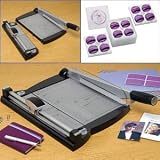 Purple Cows 12 Inch Two In One Scrapbook Combo Trimmer Purple Cows 12 Inch Two In One Scrapbook Combo Trimmer scrapbooking supplies scrapbooking
